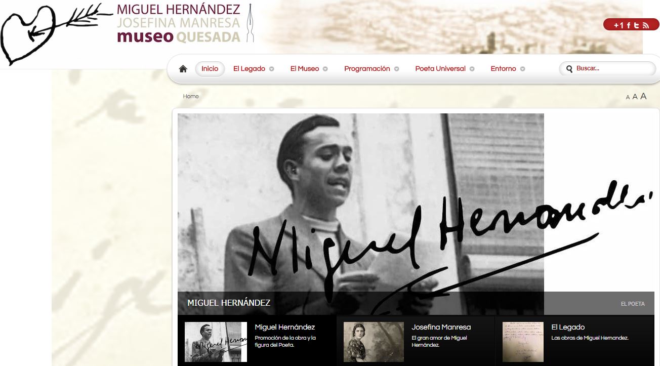Instituciones de Jaén, Alicante y Murcia inician los trabajos para conmemorar el 75 aniversario de la muerte de Miguel Hernández